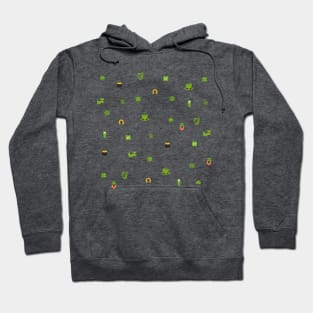 St Patrick's Day pattern Hoodie